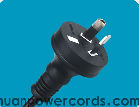 澳大利亞電源線, 兩芯澳大利亞插頭(圖1) 澳大利亞電源線, 兩芯澳大利亞插頭(圖1)