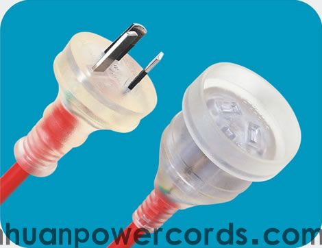 澳大利亞電源線, 澳大利亞延長線對插頭(圖1) 澳大利亞電源線, 澳大利亞延長線對插頭(圖1)